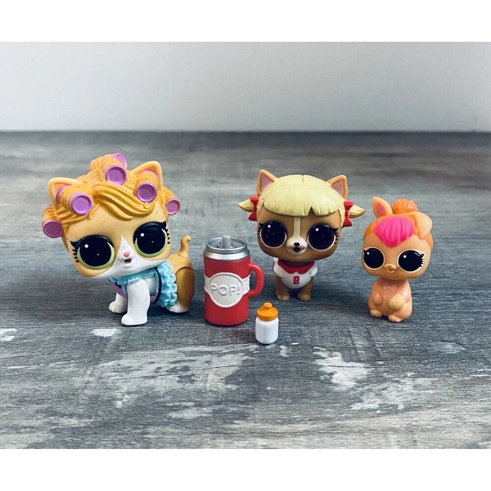 3 L.O.L Surprise LOL Jitter Critter Dolls Pets